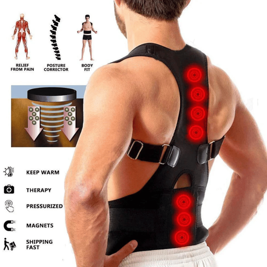 Magnetic Posture and Pain Relief Belt (+ Free Gift)