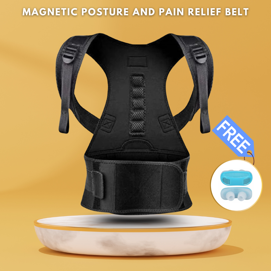 Magnetic Posture and Pain Relief Belt (+ Free Gift)