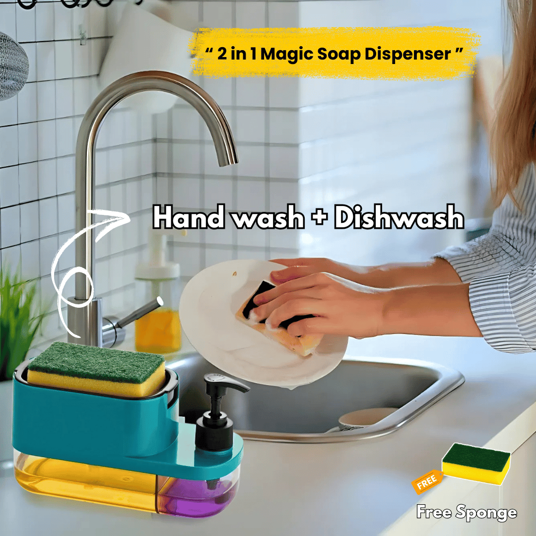 2 in 1 Magic Soap Dispenser