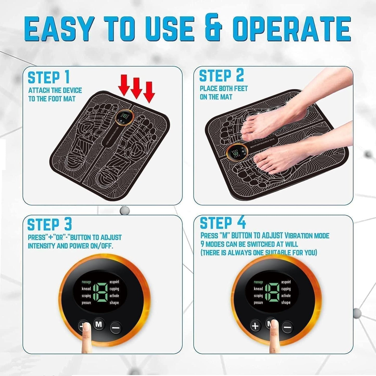Ems Foot Massager Instant Foot Pain Reliever