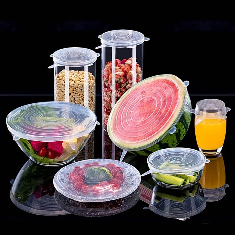 Multipurpose Silicone Lids - Reusable & Microwave Safe