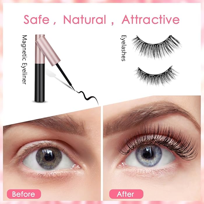 Magnetic Eyeliner and Eyelashes Suit (Buy 1 Get 1 FREE)
