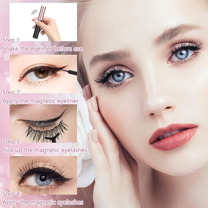 Magnetic Eyeliner and Eyelashes Suit (Buy 1 Get 1 FREE)